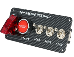 on - off start stop düğmesi şalteri 4 in 1 gömmeli