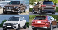 Mercedes glc facelift body kit dönüşüm kiti 2016 / 2019