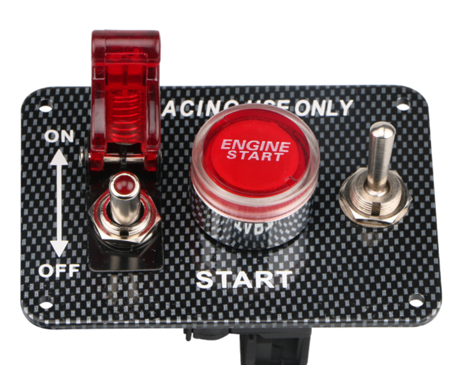 on - off start stop düğmesi şalteri 2 in 1 gömmeli