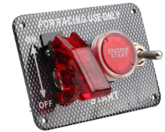 on - off start stop düğmesi şalteri 2 in 1 gömmeli