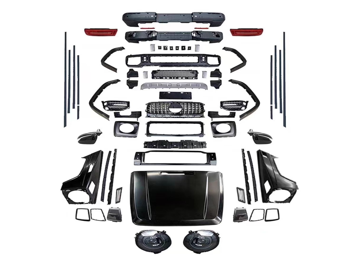 Mercedes w463 g63 body kit tampon seti komple kit 2004 / 2018 G serisi