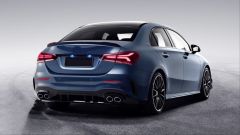 Mercedes w177 sedan a45 difüzör ve egzoz ucu seti  siyah 2019+