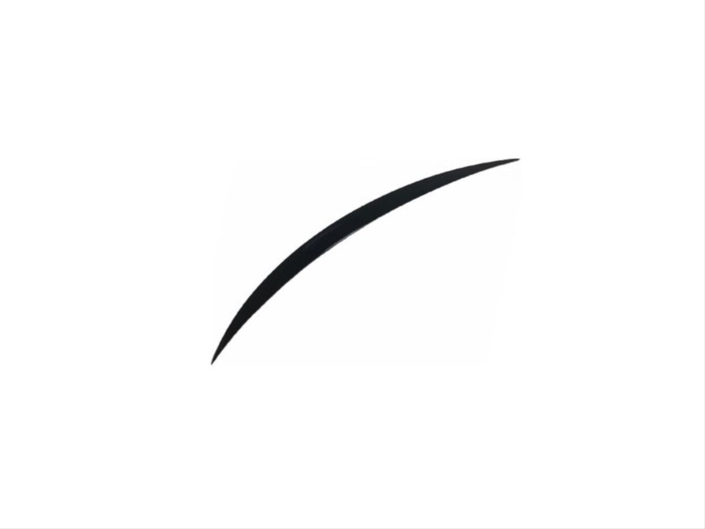 MERCEDES W213 2016-2019 E SERISI TAIWAN STIL INCE SPOILER  - PIANO BLACK (PARLAK SIYAH)