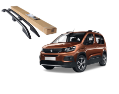 Peugeot rifter tavan çıtası port bagaj taşıyıcı siyah kısa 2019+