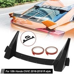 Honda civic fc5 uyumlu cam üstü spoiler typer model sedan araçlar için