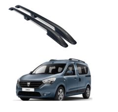 Dacia dokker tavan çıtası port bagaj taşıyıcı siyah 2013+
