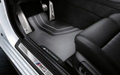 Bmw G30 paspas takımı lateks 5 serisi 2017+ gri - siyah m.performance