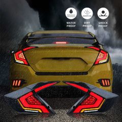 Honda civic fc5 stop lambası ledli smoke animasyonlu 2016 / 2021