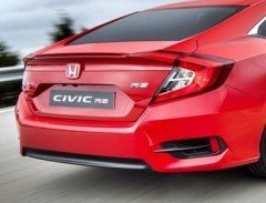 Honda civic fc5 rs ince bagaj üstü spoiler boyasız 2016+