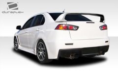Mitsubishi lancer x evo bagaj üstü spoiler 2009+ yüksek siyah boyalı