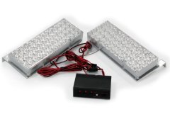 Panjur arası çakar lamba kırmızı-mavi ikaz lambası 96 led