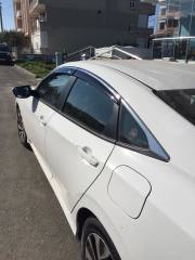 Honda civic fc5 uyumlu cam rüzgarlığı kromlu 2016+ niken