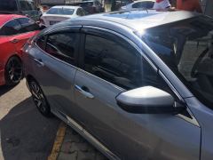 Honda civic fc5 uyumlu cam rüzgarlığı kromlu 2016+ niken