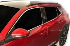 Opel grandland cam çerçevesi kenar çıtası krom tamtur 12 parça