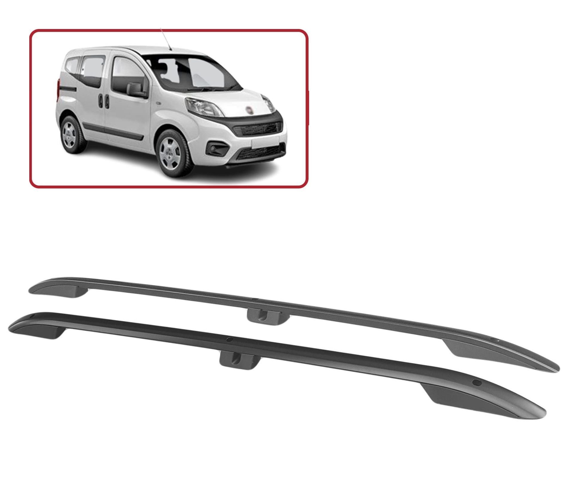 Citroen nemo tavan çıtası port bagaj taşıyıcı siyah