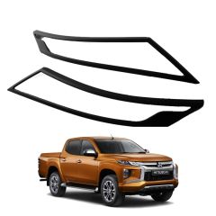MITSUBISHI L200 2019+ FAR ÇERÇEVESI KAPLAMA - SIYAH