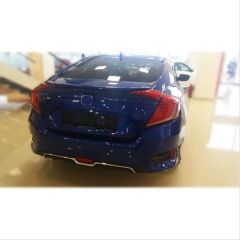 Honda civic fc5 uyumlu arka tampon difüzörü karbon 2016+