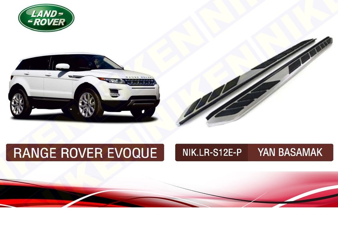Range rover evoque yan basamak marşbiyel koruma 2 kapı