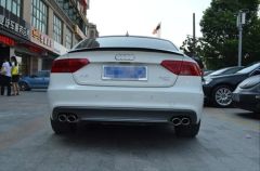 Audi a5 bagaj üstü spoiler pianoblack 2008 / 2015