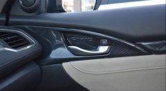 Honda civic fc5 uyumlu iç kapı kolu çerçevesi karbon kalın