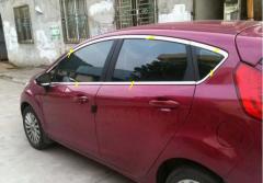 Ford fiesta cam çerçevesi kenar çıtası krom tamtur 2009 / 2017 16 parça
