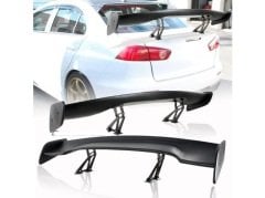 Dtm yüksek bagaj üstü spoiler alüminyum  pianoblack boyalı