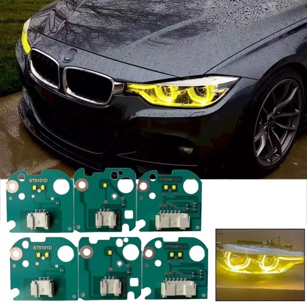 Bmw f30 lci angel led modülü sarı 2015 / 2018 drl led