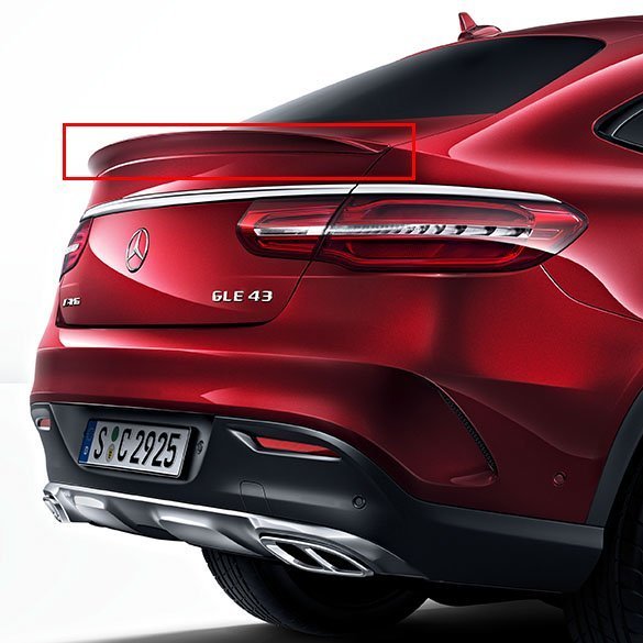 Mercedes gle coupe bagaj üstü spoiler plastik