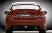 Honda civic fd6 uyumlu bagaj üstü spoiler yüksek boyasız 4 parça