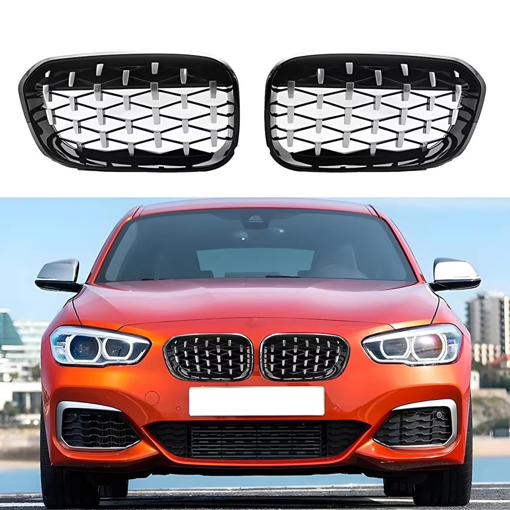 Bmw F20 lci ön panjur böbrek ızgara diamond 2015 / 2019