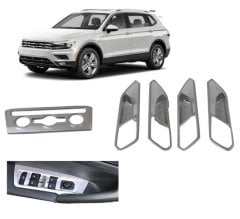 Vw tiguan konsol kapı kolu iç kaplama seti 2016+