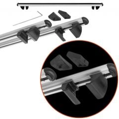 Araç üstü ara atkı tavan barı bagaj ayakları taşıyıcı üstten sıkma 128 cm pençe model