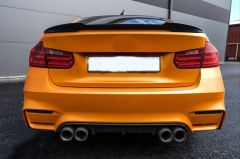 Bmw f30 m4 bagaj üstü spoiler pianoblack