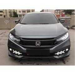 Honda civic fc5 ön sis gündüz drl led lambası farı 2019+ makyajlı