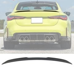 Bmw g22 m4 yarasa bagaj üstü spoiler siyah boyalı plastik 2020+