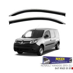 Renault kangoo cam rüzgarlığı kromlu 2010+ niken 2li