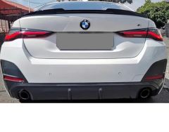 Bmw g26 m4 yarasa bagaj üstü spoiler siyah boyalı plastik 2021+
