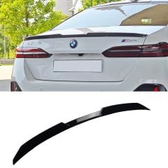 Bmw g60 m5 yarasa bagaj üstü spoiler siyah boyalı plastik 2024+