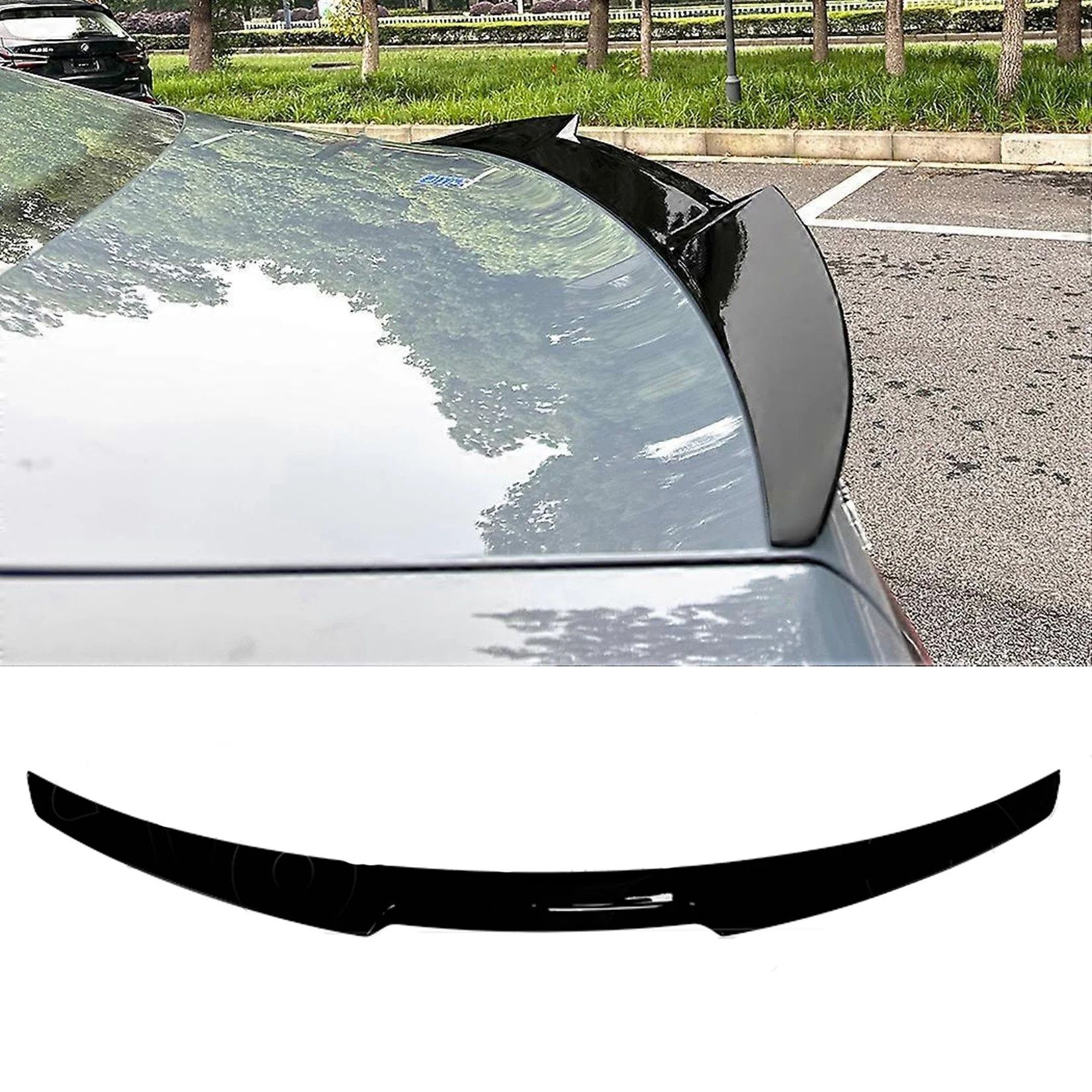 Bmw g60 yarasa bagaj üstü spoiler siyah boyalı plastik 2024+ m4 model