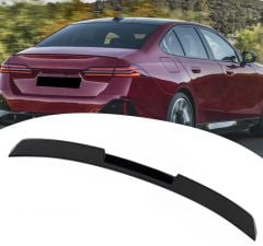 Bmw g60 cam üstü spoiler yarasa model siyah boyalı plastik 2024+