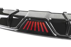 Honda civic fe01 4 egzoz arka difüzör ledli 2022+