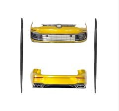 Vw golf 8 rline body kit tampon ve panjur seti full 2021+