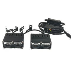 Offroad sis lambası 7.2 x 5.6 x 3cm 2 led beyaz 45w sarı 45w 12-80v /  LASS397