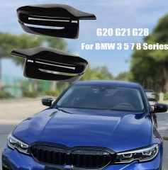 Bmw g20 g22 g26 m3 yarasa ayna kapağı pianoblack tırnaklı