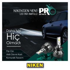 9004 hb1 led xenon far aydınlatma seti şimşek etkili niken pro