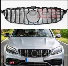 Mercedes w205 gtr ön panjur ızgara seti amg 2014 / 2018 c serisi