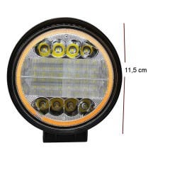 Space Sis lambası yuvarlak kırmızı angelli 12-24v adet/ LASS311