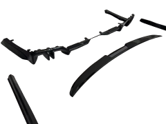 Bmw g60 aero body kit tampon ekleri seti pianoblack