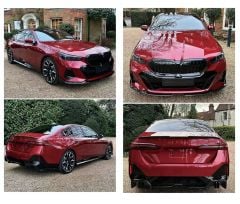 Bmw g60 aero body kit tampon ekleri seti pianoblack