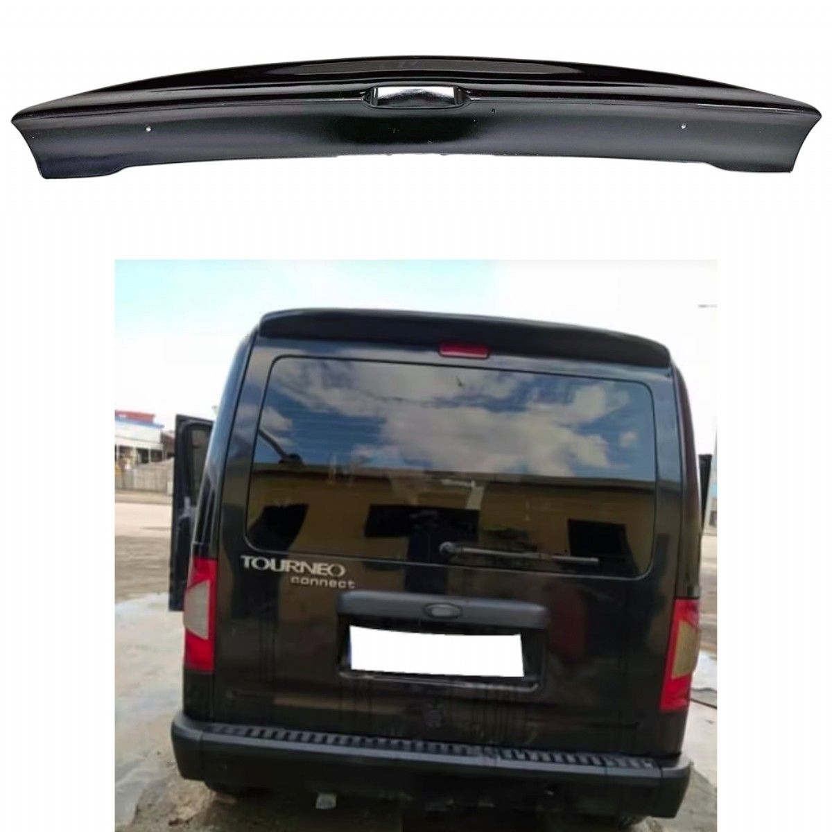 Ford connect bagaj üstü spoiler siyah boyalı 2003 / 2013